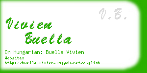 vivien buella business card